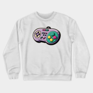 Retro Video Game Controller || Vector Art Crewneck Sweatshirt